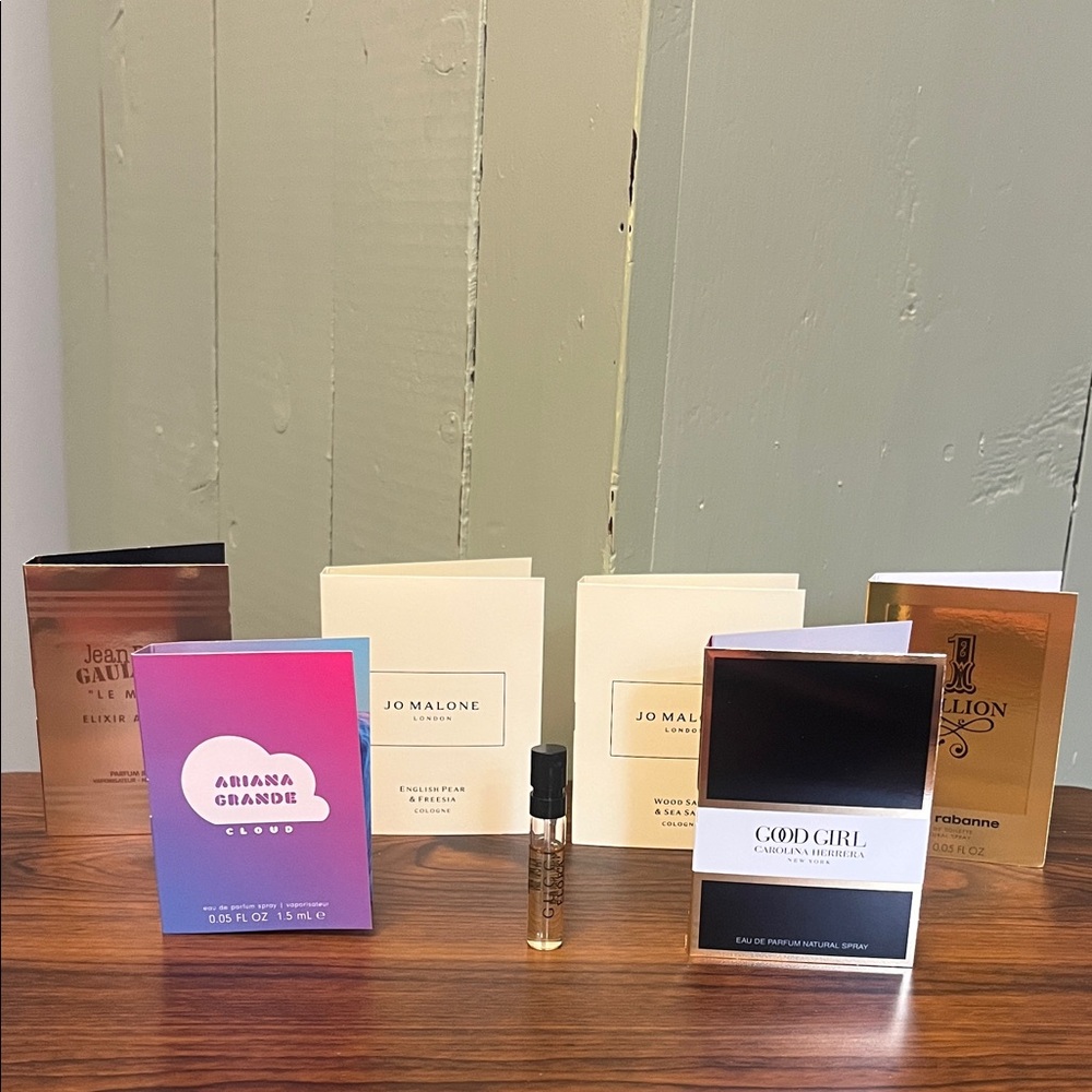 Variety of Fragrance Samples